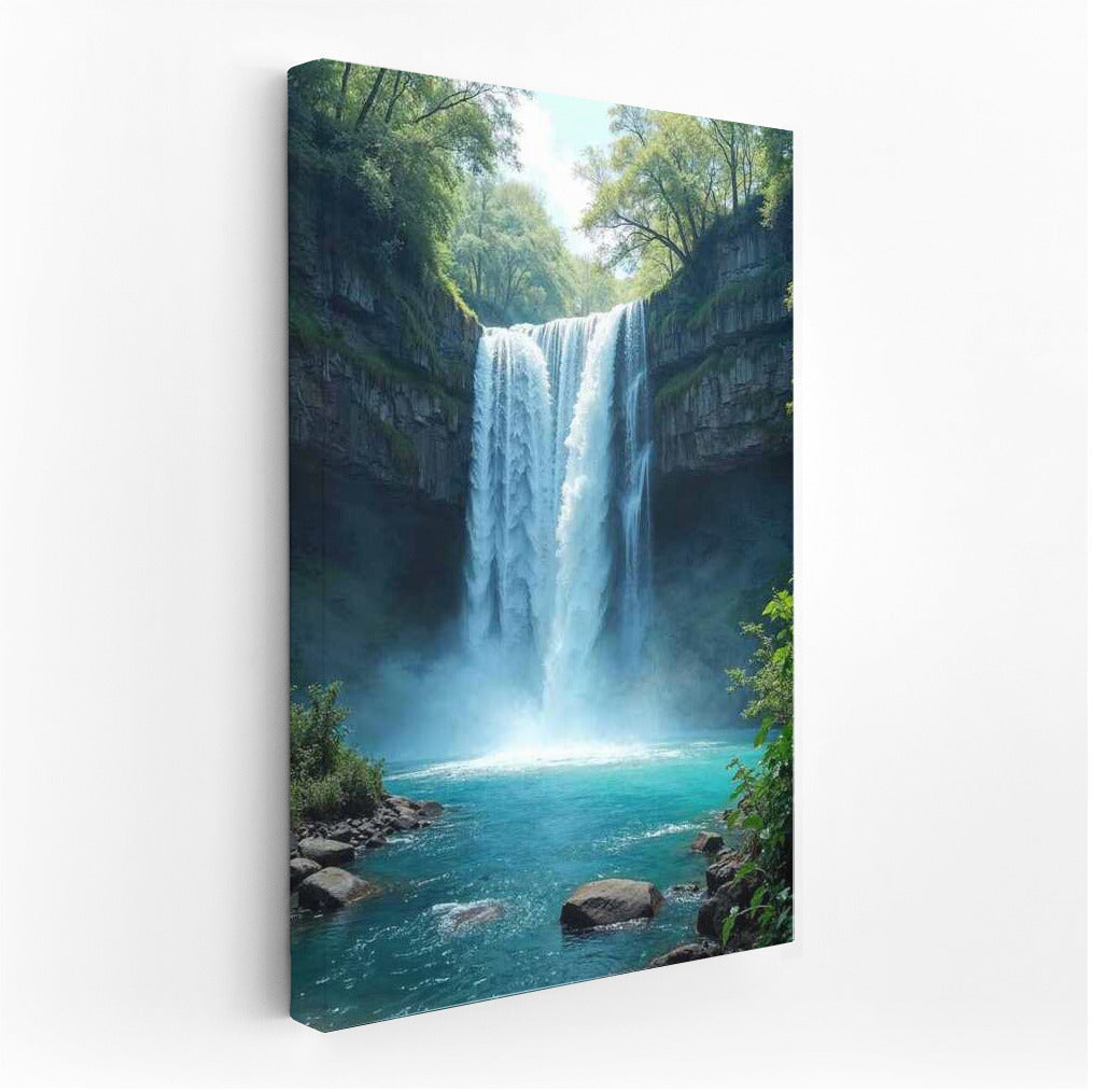 The Majesty of the Waterfall: The Turquoise Power of Nature