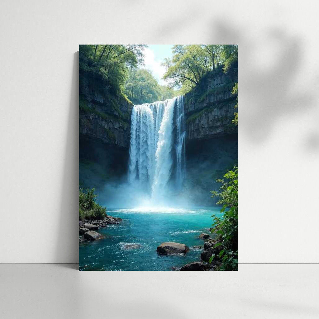 The Majesty of the Waterfall: The Turquoise Power of Nature