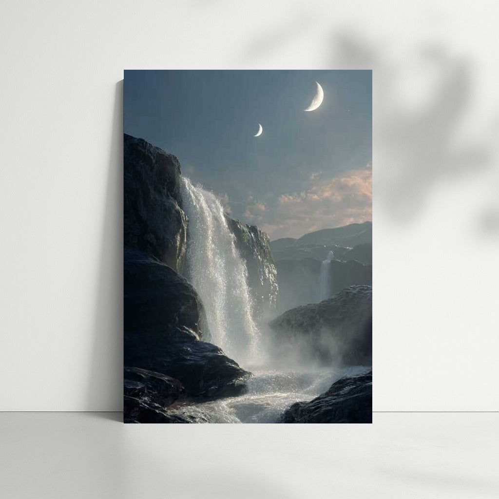 Moon Falls: Nature's Magic in the World of Dreams