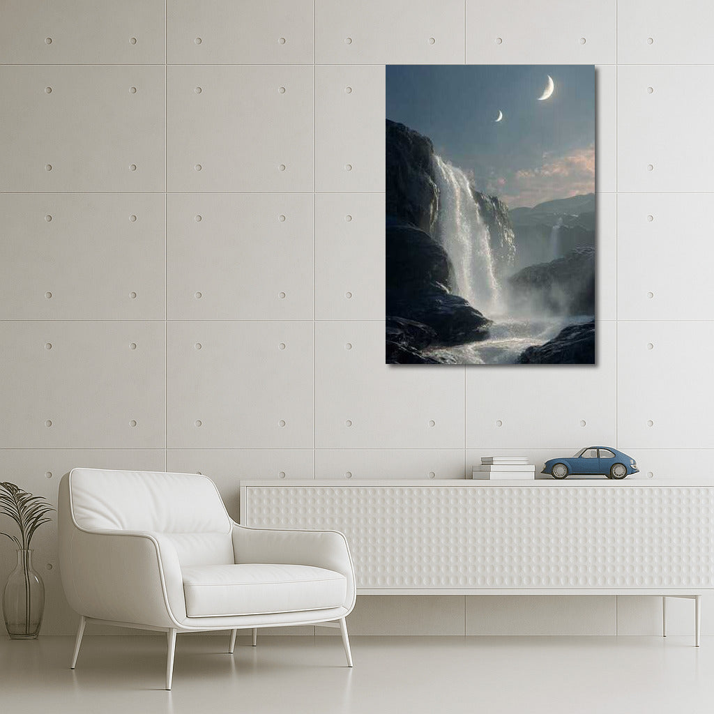 Moon Falls: Nature's Magic in the World of Dreams