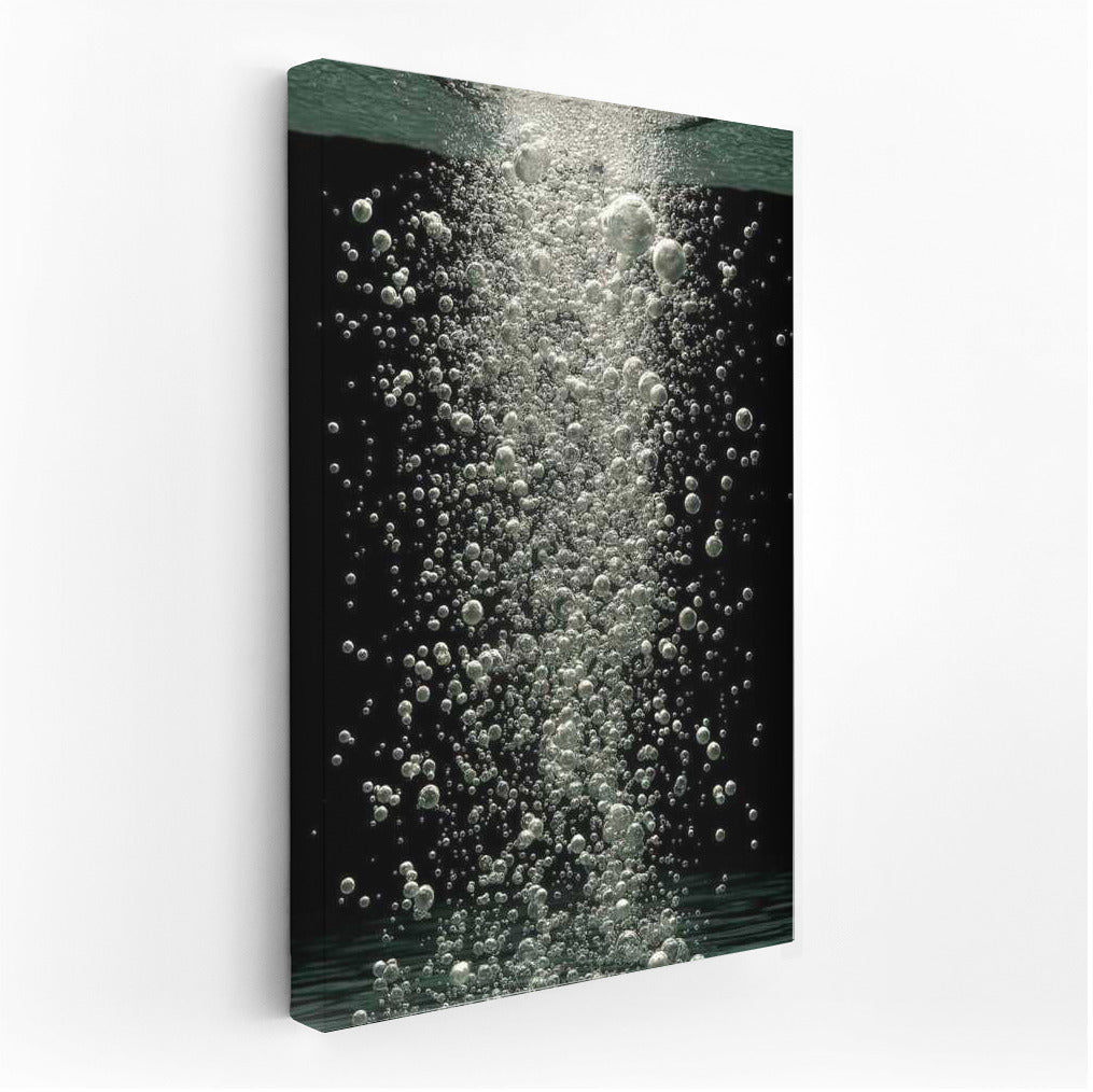 Dance of Water Bubbles: Nature Scenery and Water