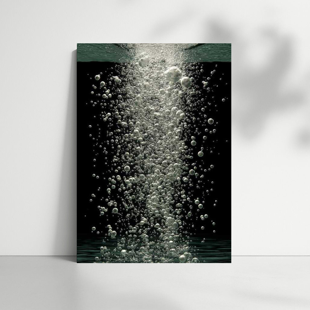 Dance of Water Bubbles: Nature Scenery and Water