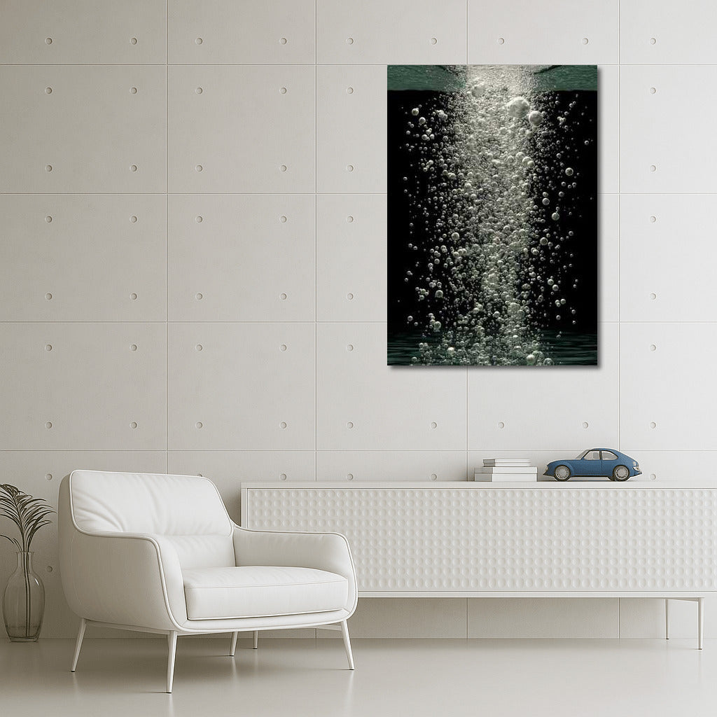 Dance of Water Bubbles: Nature Scenery and Water
