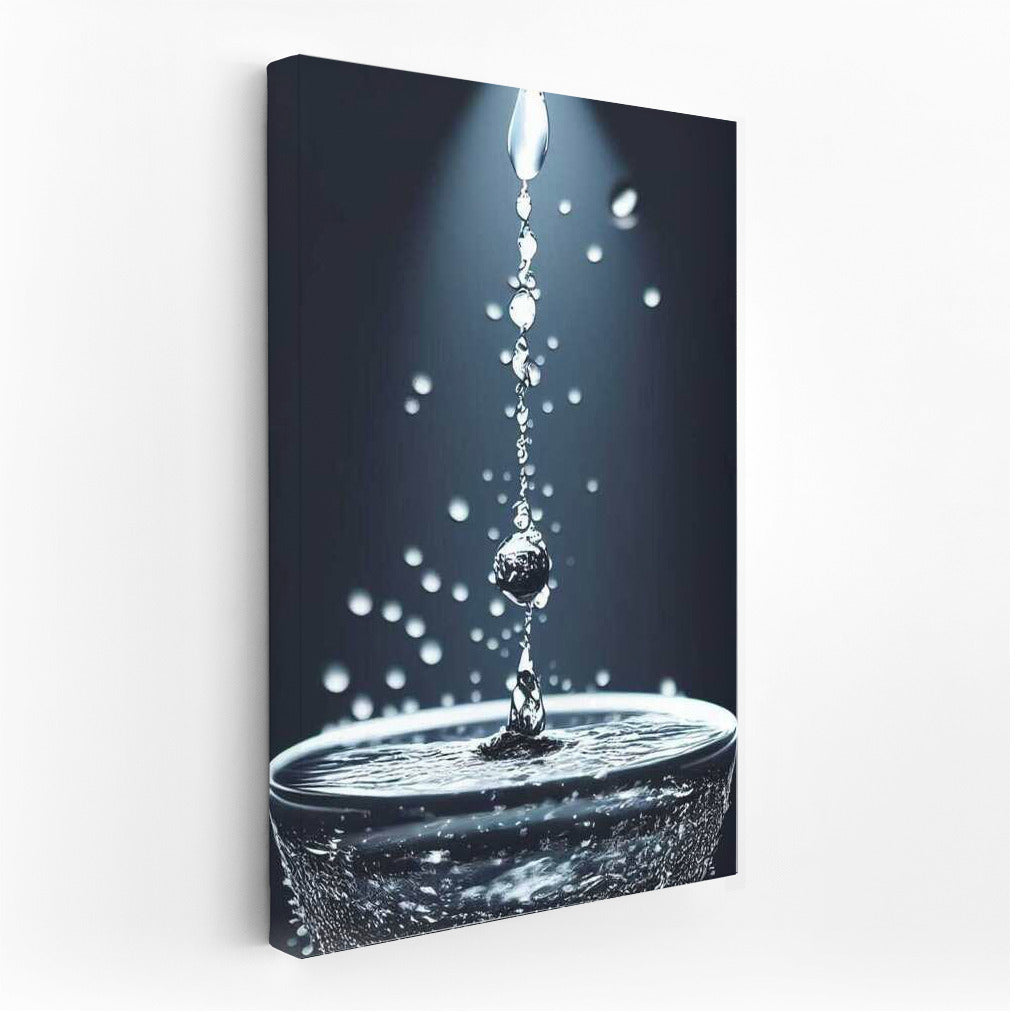 Dance of Water Drops: Natural Landscapes and Water