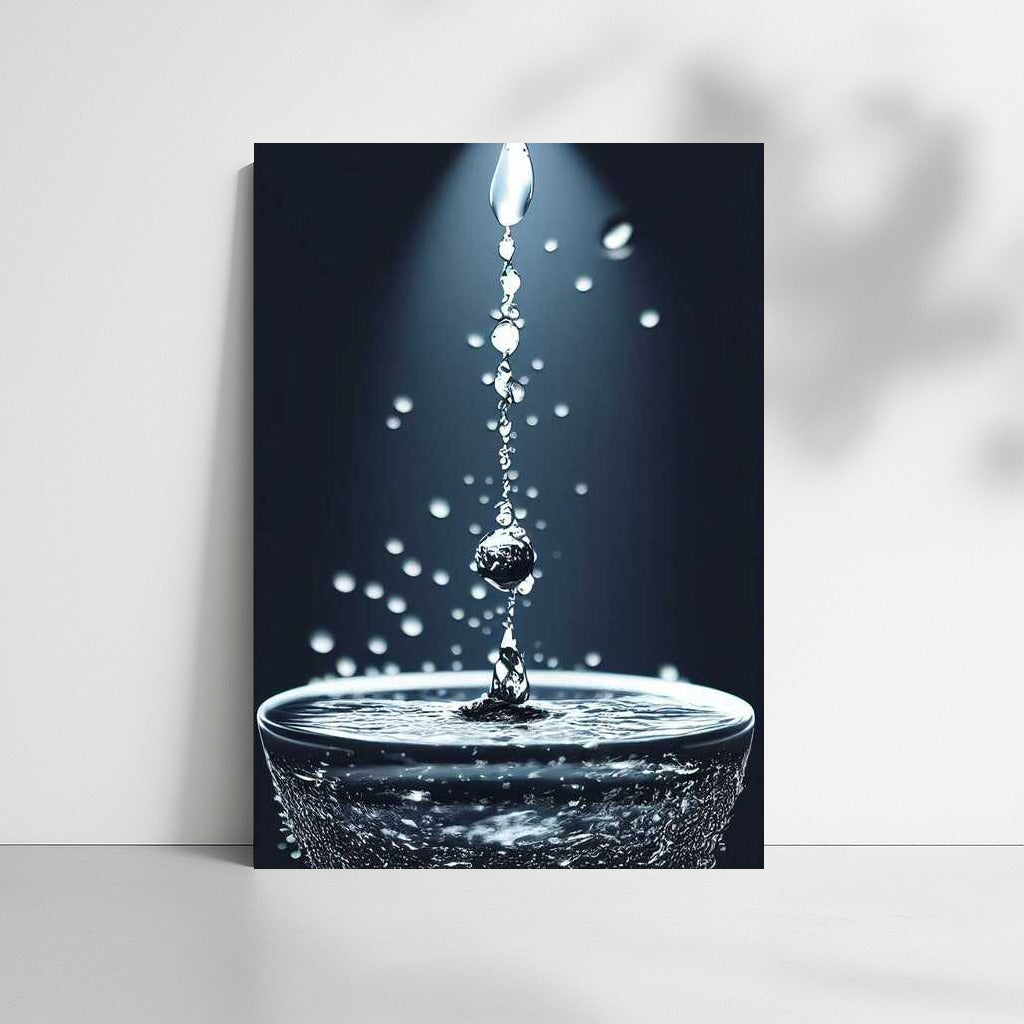 Dance of Water Drops: Natural Landscapes and Water