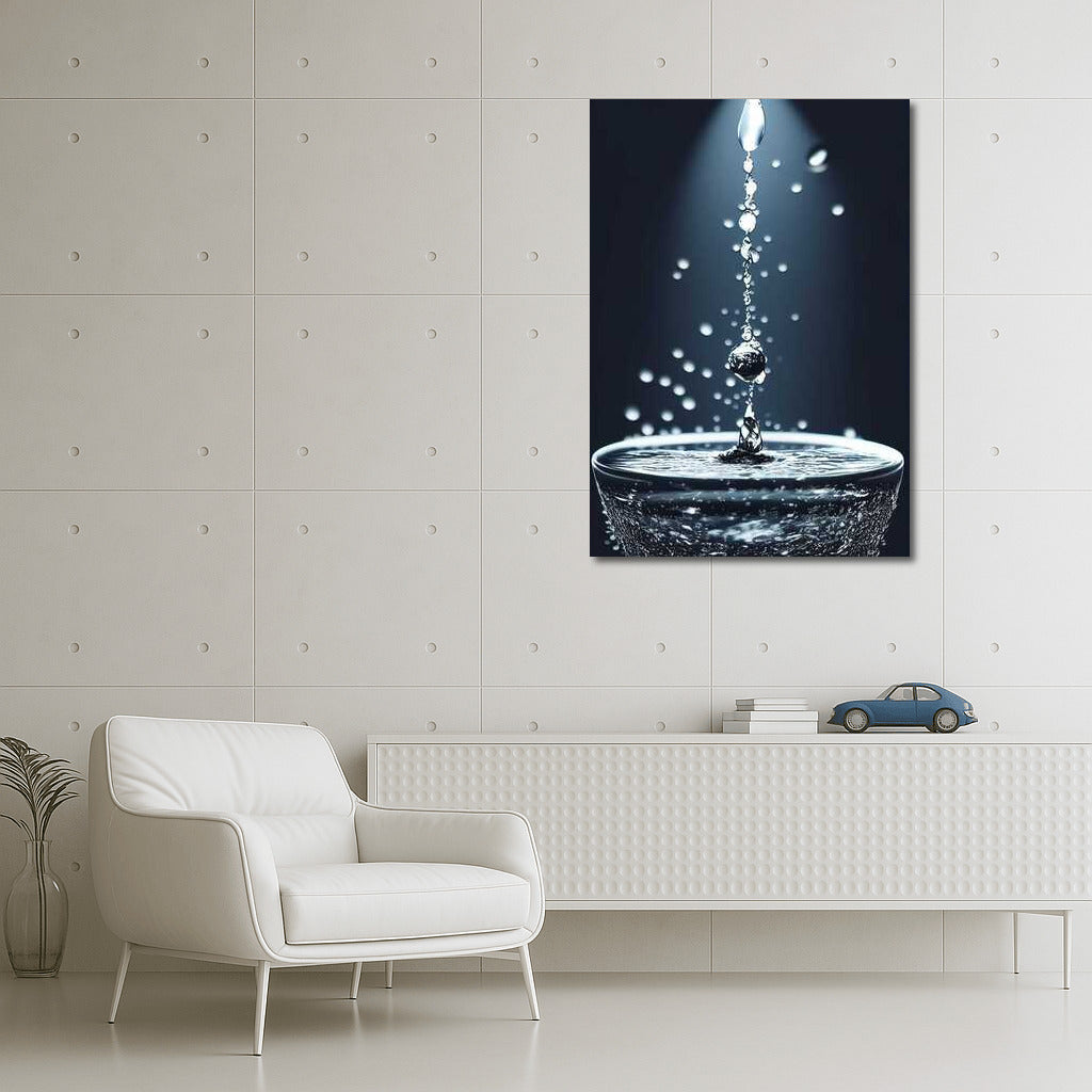 Dance of Water Drops: Natural Landscapes and Water