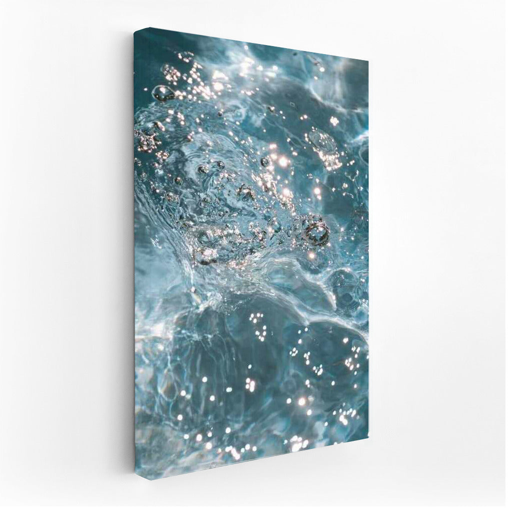 Sparkling Splashes: The Freshness of the Water Surface