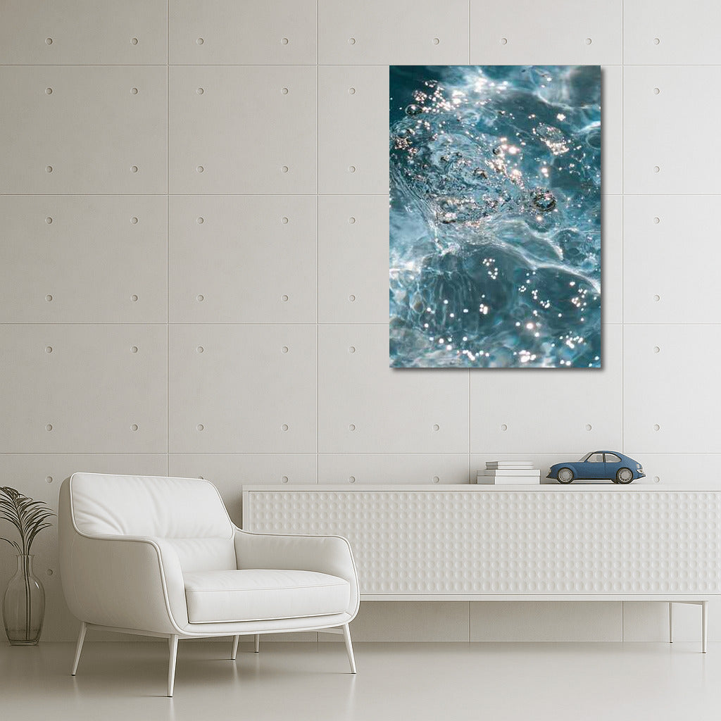 Sparkling Splashes: The Freshness of the Water Surface