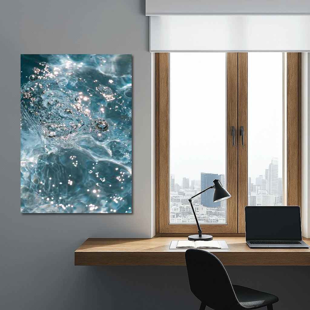 Sparkling Splashes: The Freshness of the Water Surface