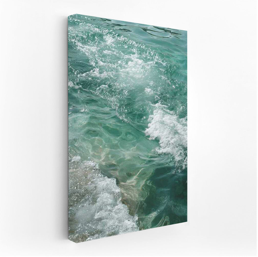Playful Waves: The Freshness of Nature in Crystal Water
