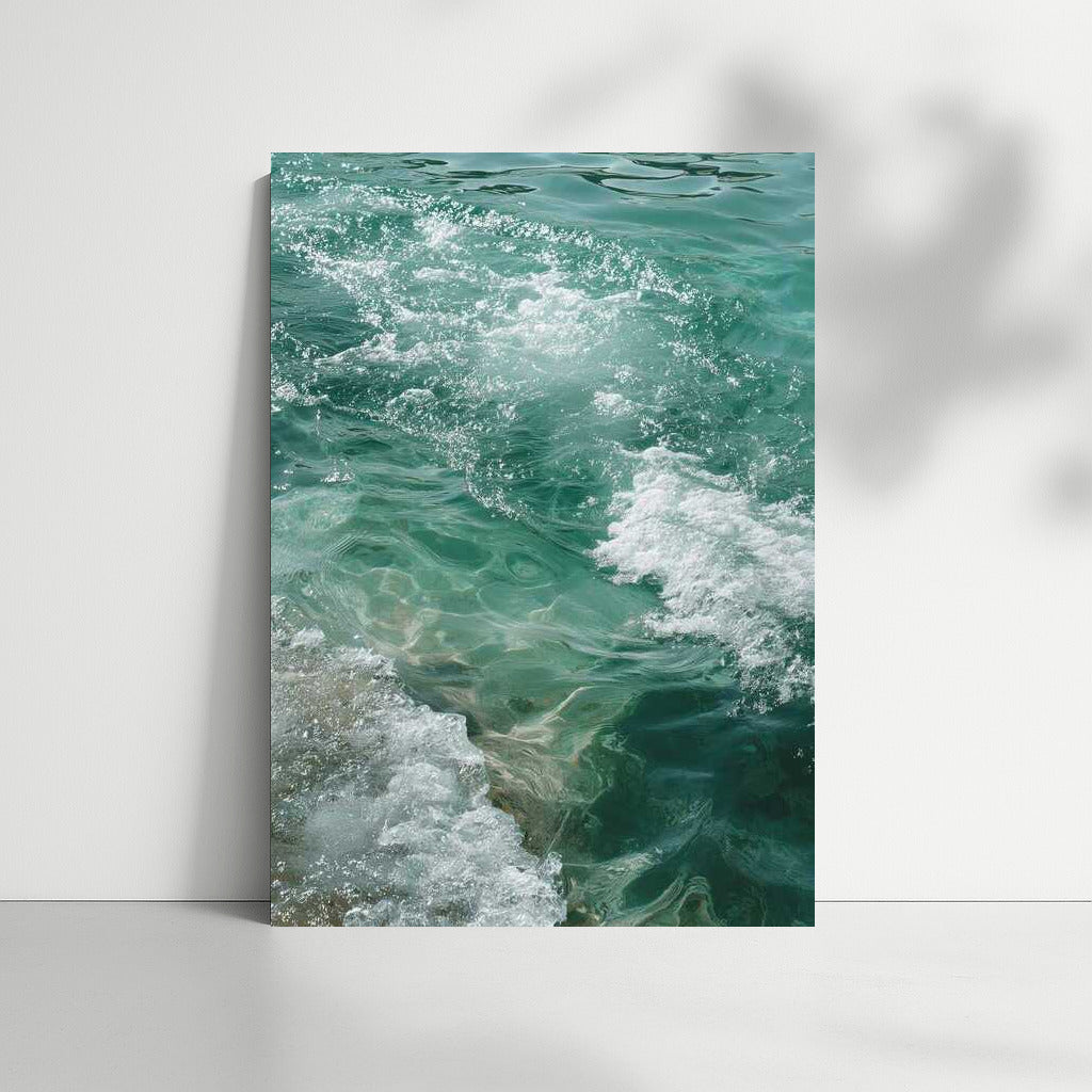 Playful Waves: The Freshness of Nature in Crystal Water
