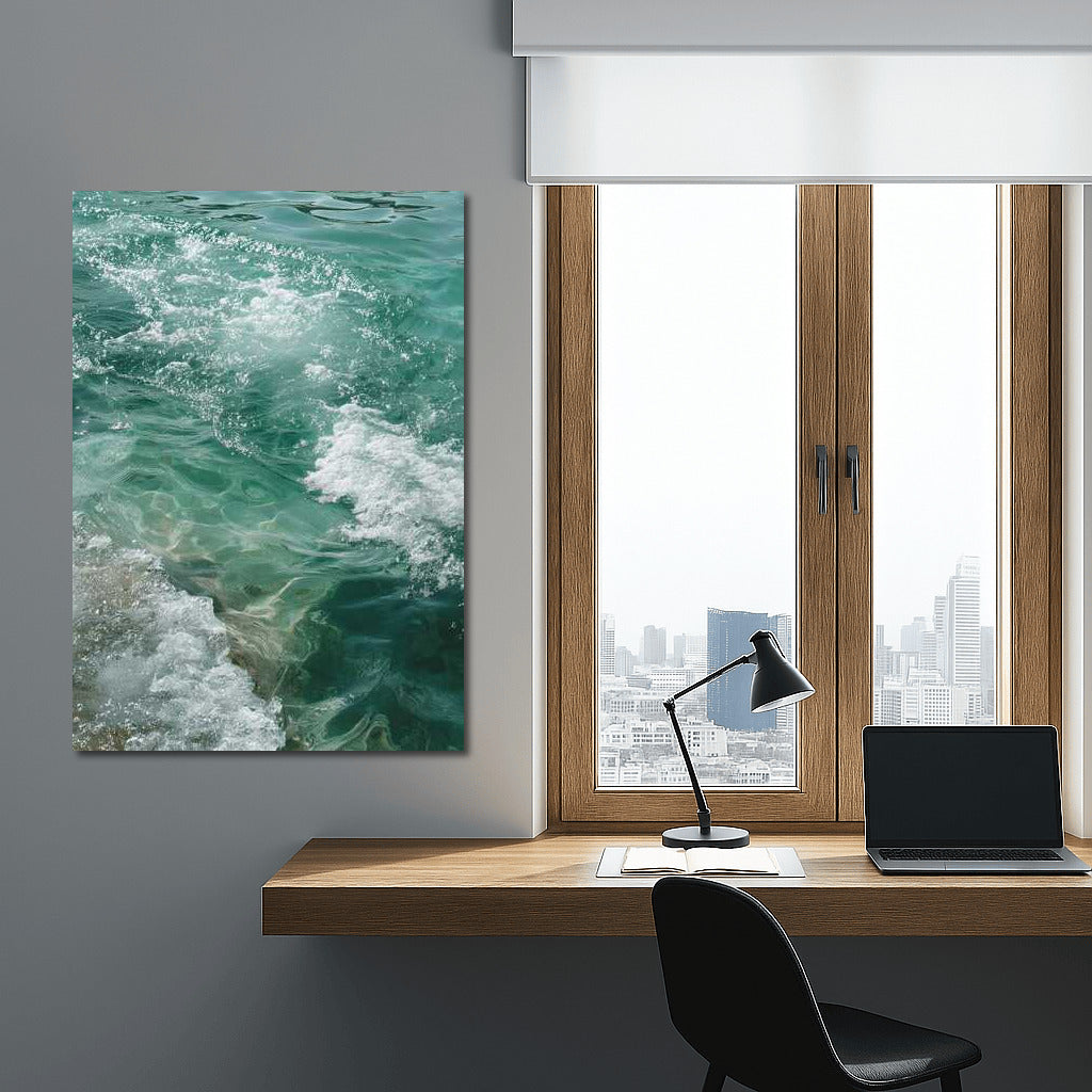 Playful Waves: The Freshness of Nature in Crystal Water