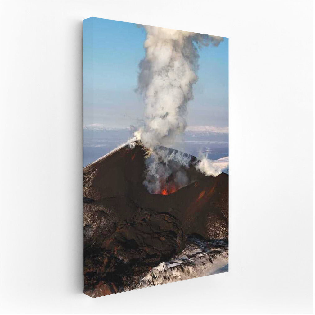 The Majesty of Nature: Volcano in the Heart of the Landscape