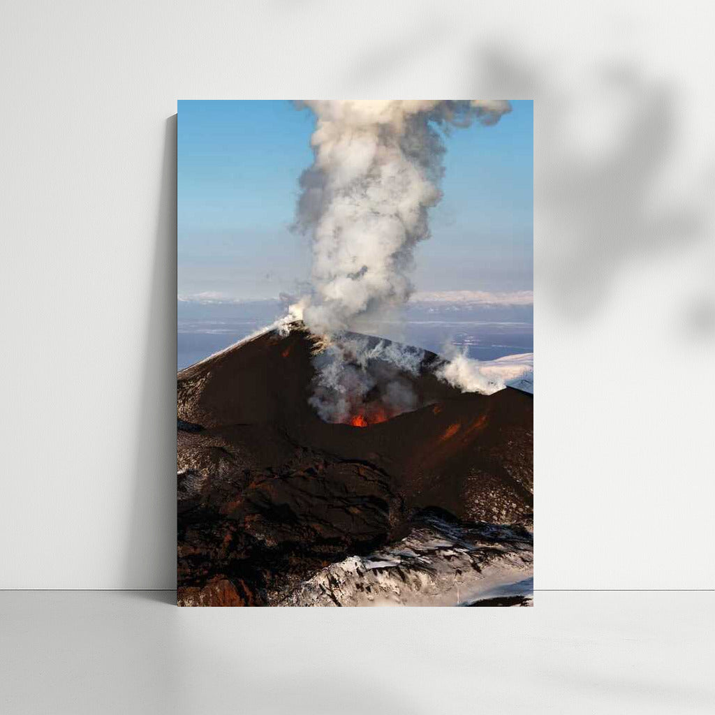 The Majesty of Nature: Volcano in the Heart of the Landscape
