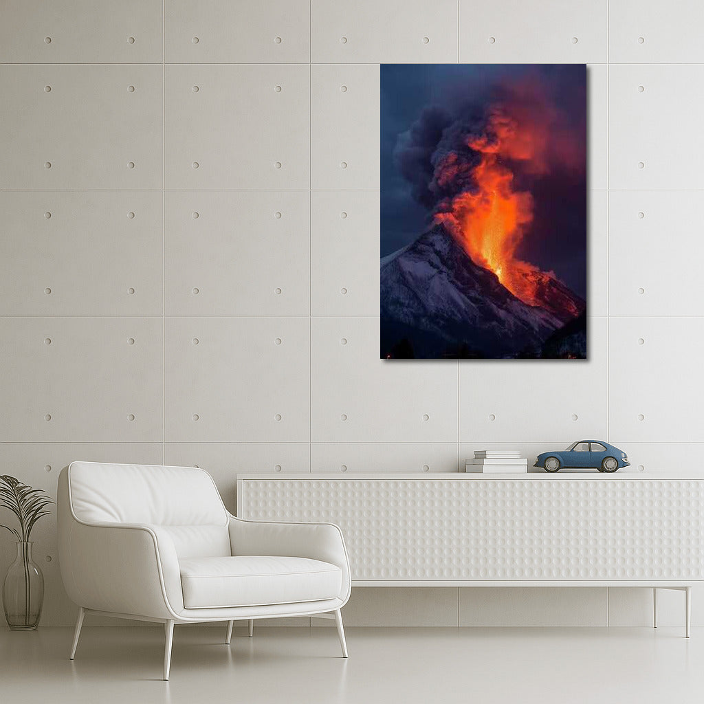 The Fiery Majesty of the Volcano: Nature's Dramatic Landscape