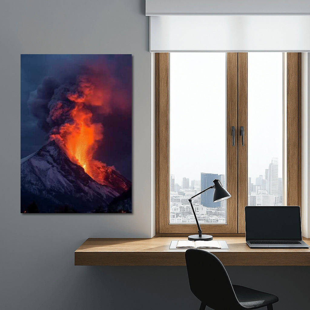 The Fiery Majesty of the Volcano: Nature's Dramatic Landscape