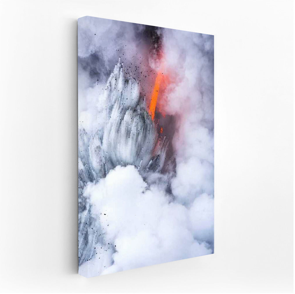 Magic of Volcanoes: Natural Landscapes and Clouds