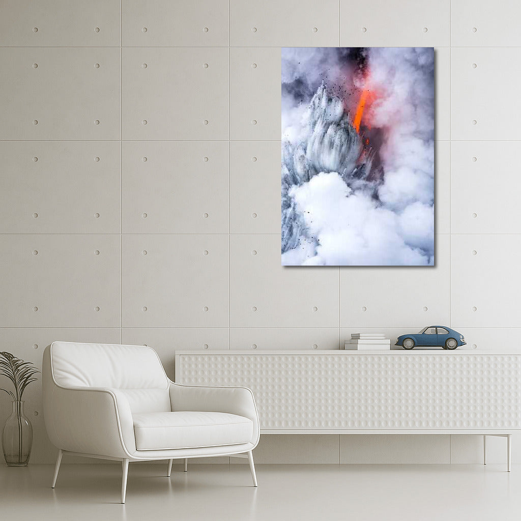Magic of Volcanoes: Natural Landscapes and Clouds