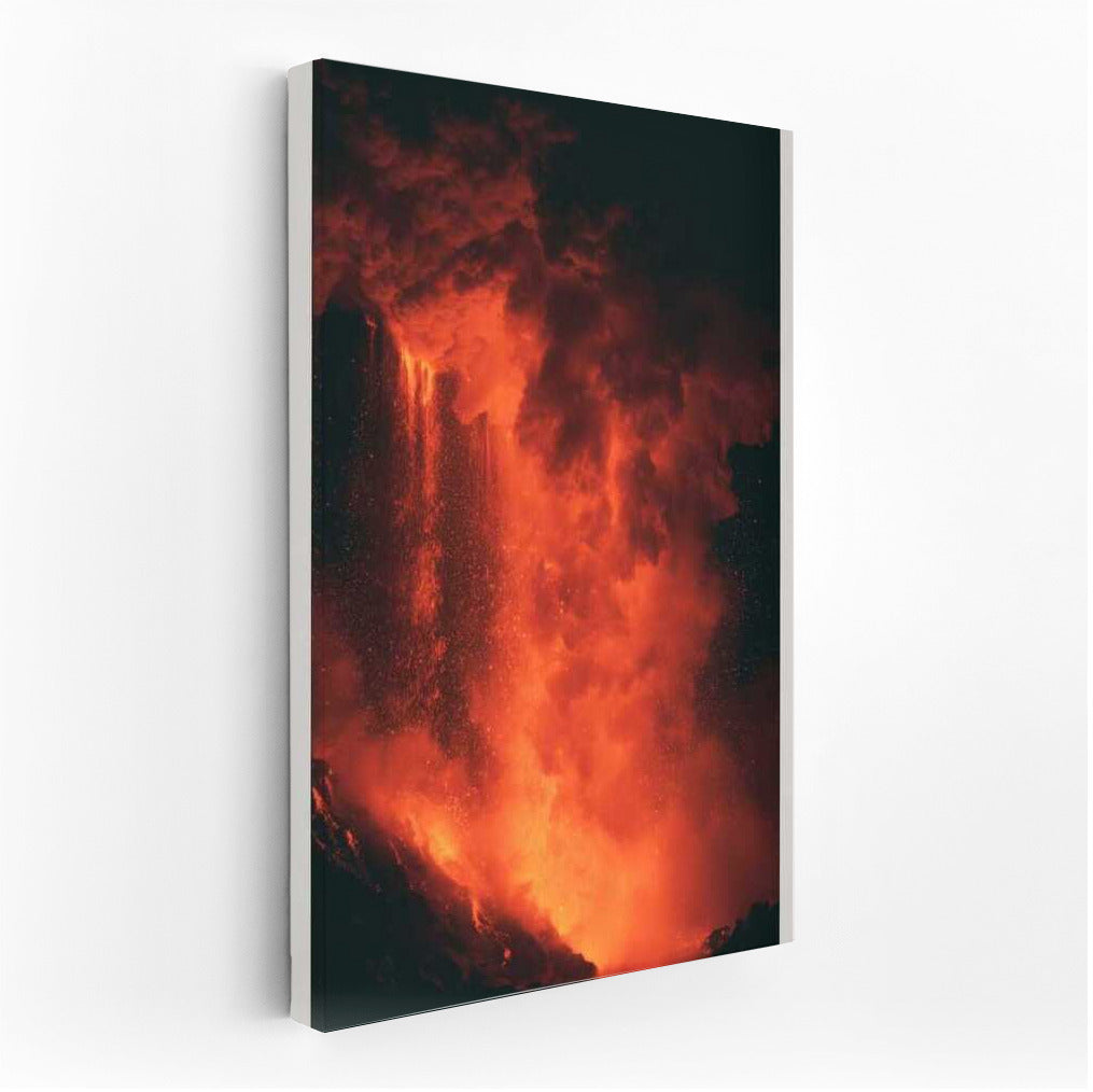Fire Volcano: The Power of Nature in Bright Colors