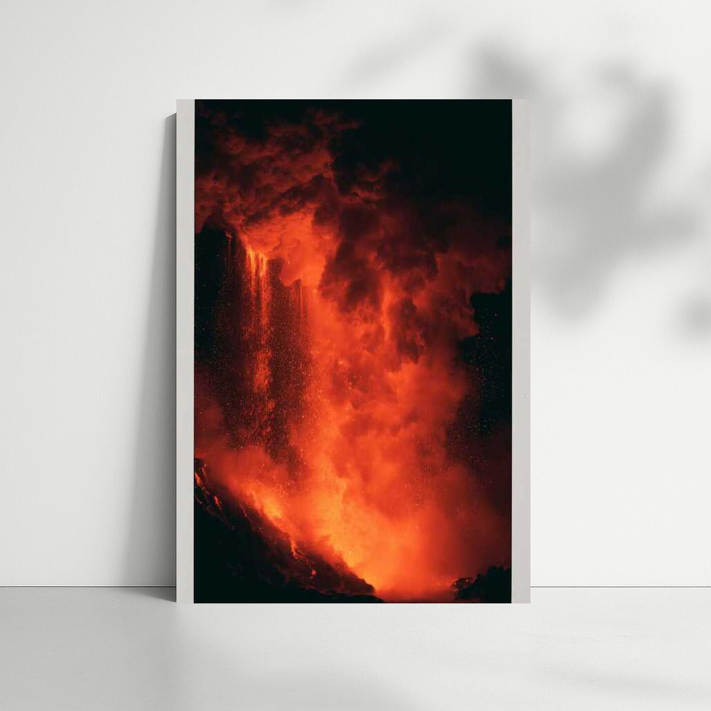 Fire Volcano: The Power of Nature in Bright Colors