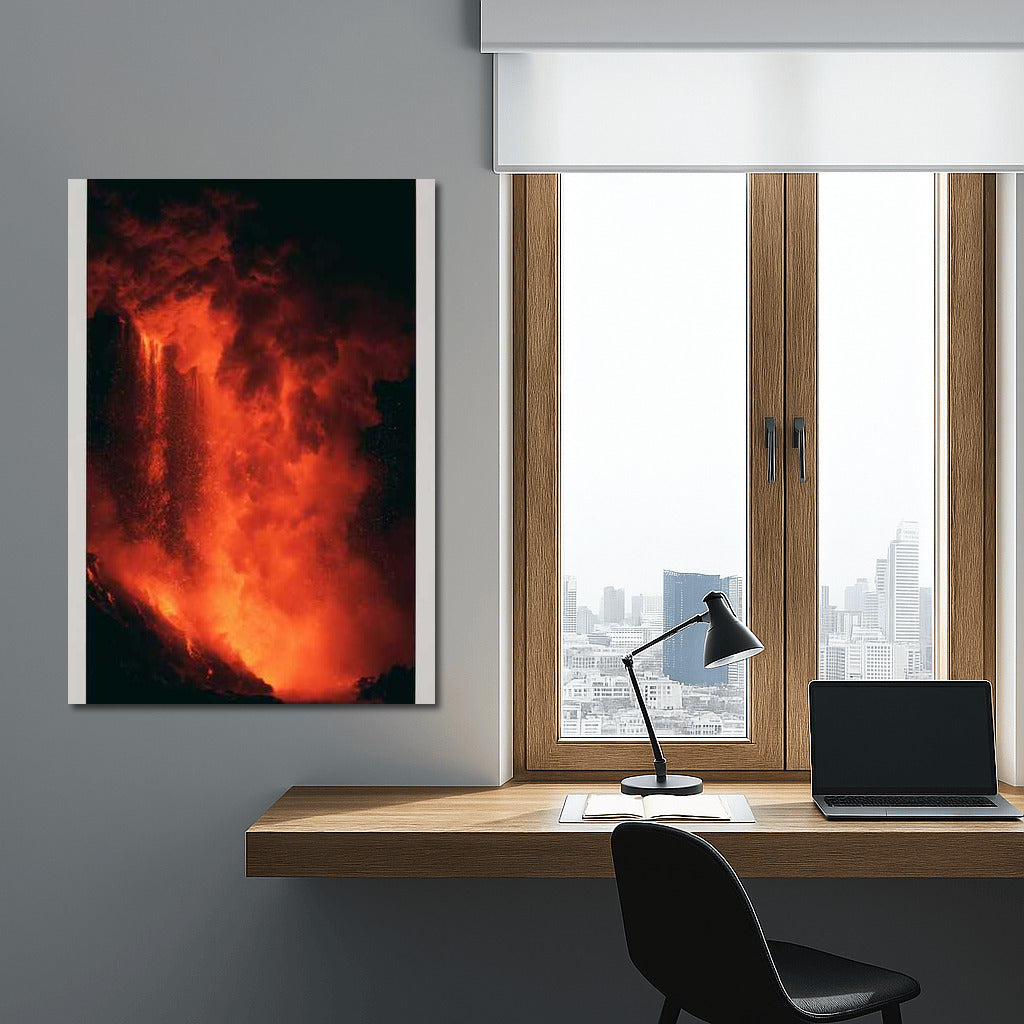 Fire Volcano: The Power of Nature in Bright Colors