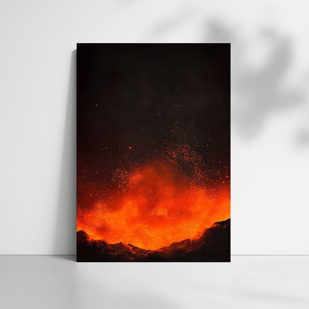 Fire Volcano: Dynamics of Natural Landscapes
