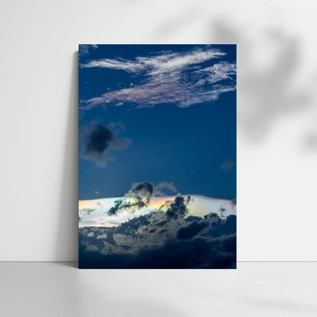 Clouds Dancing in the Sunset Sky: Nature Scenery