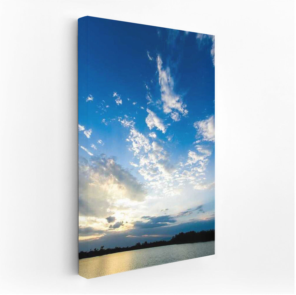 Cloud Dance: The Majesty of the Sky over the Calm Water