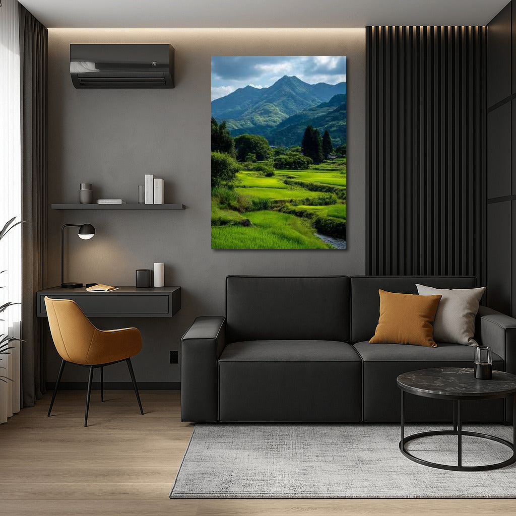 The Freshness of Green Fields and the Majesty of Mountains