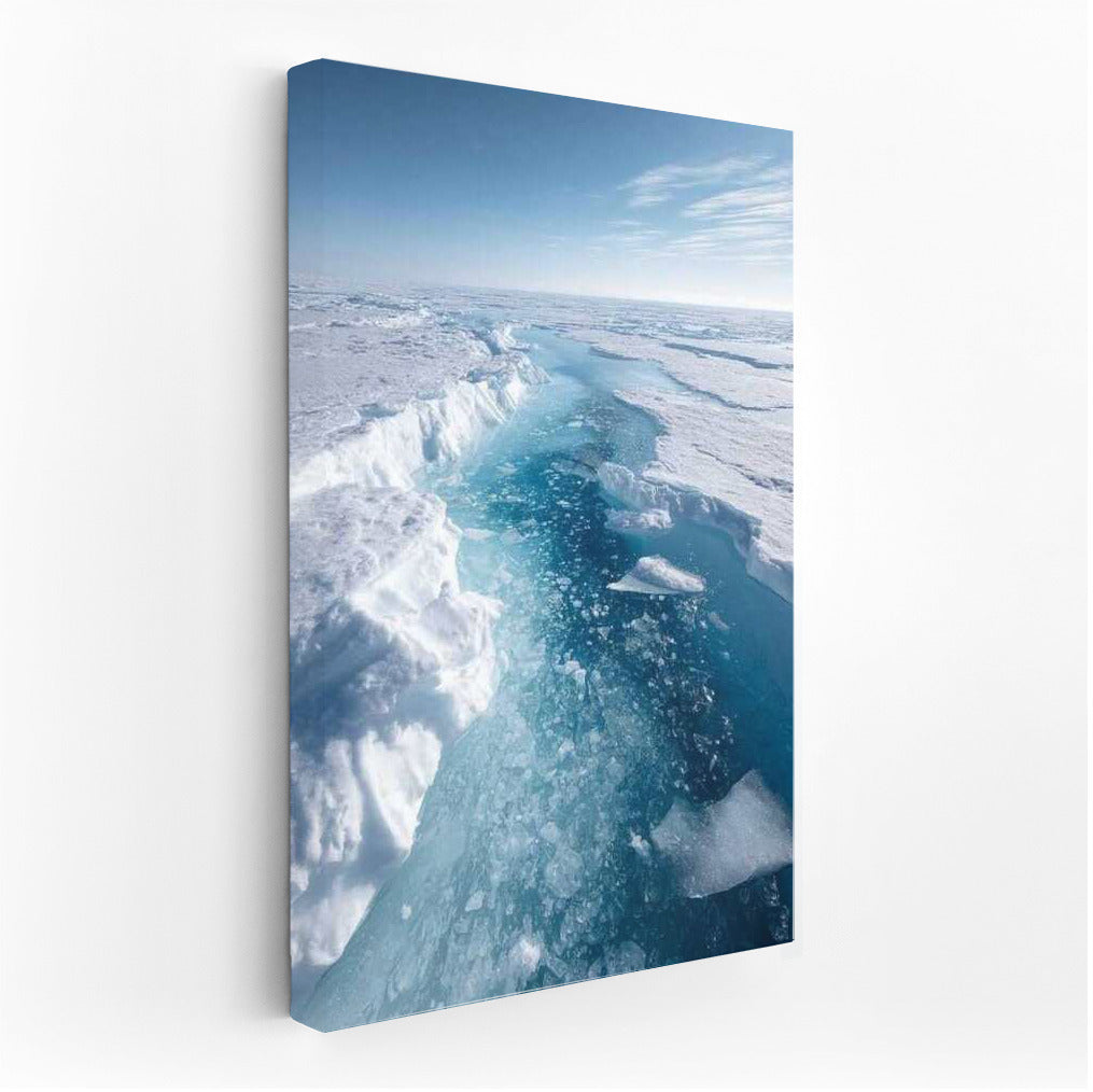 Icelands Serenity: Iceberg Cracks