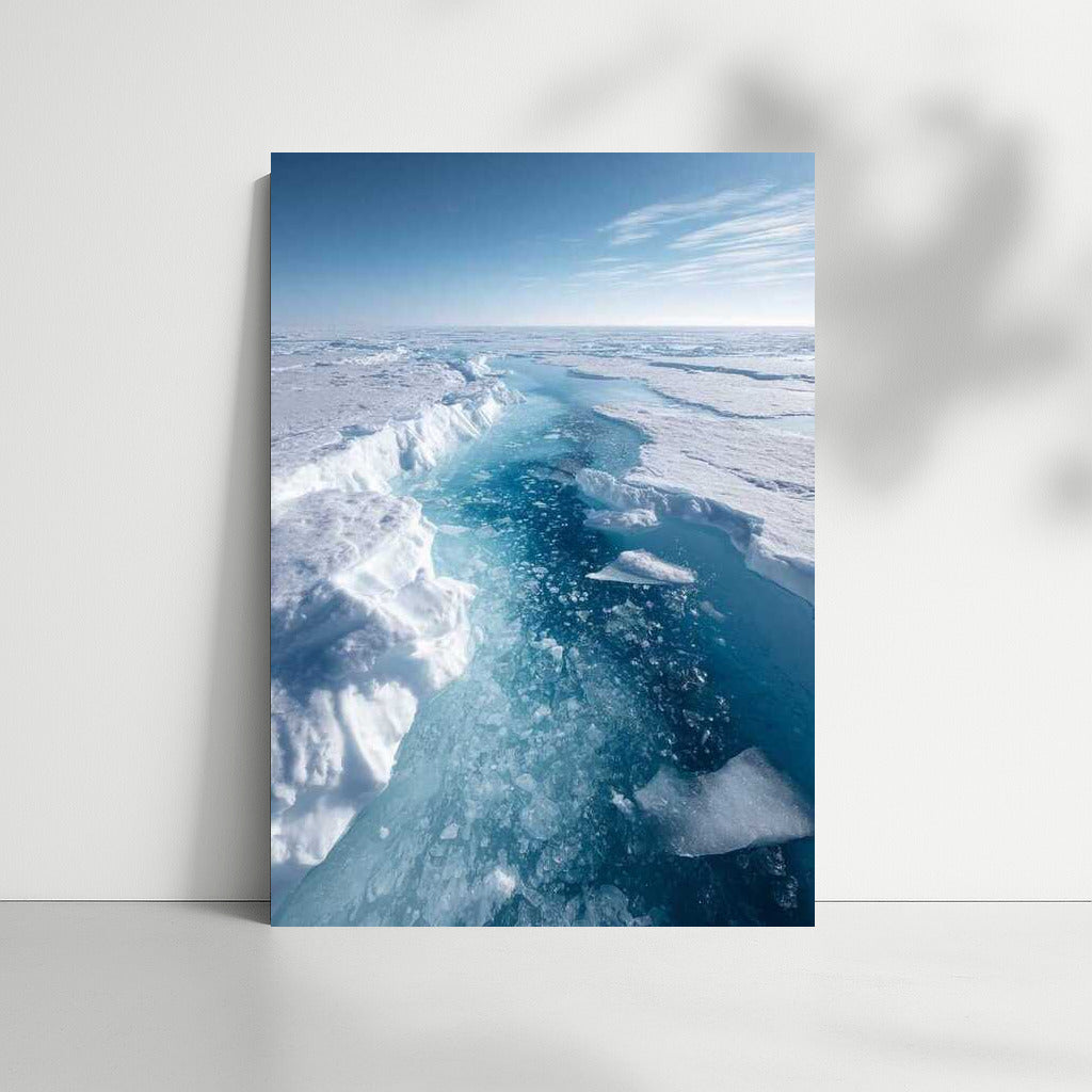 Icelands Serenity: Iceberg Cracks