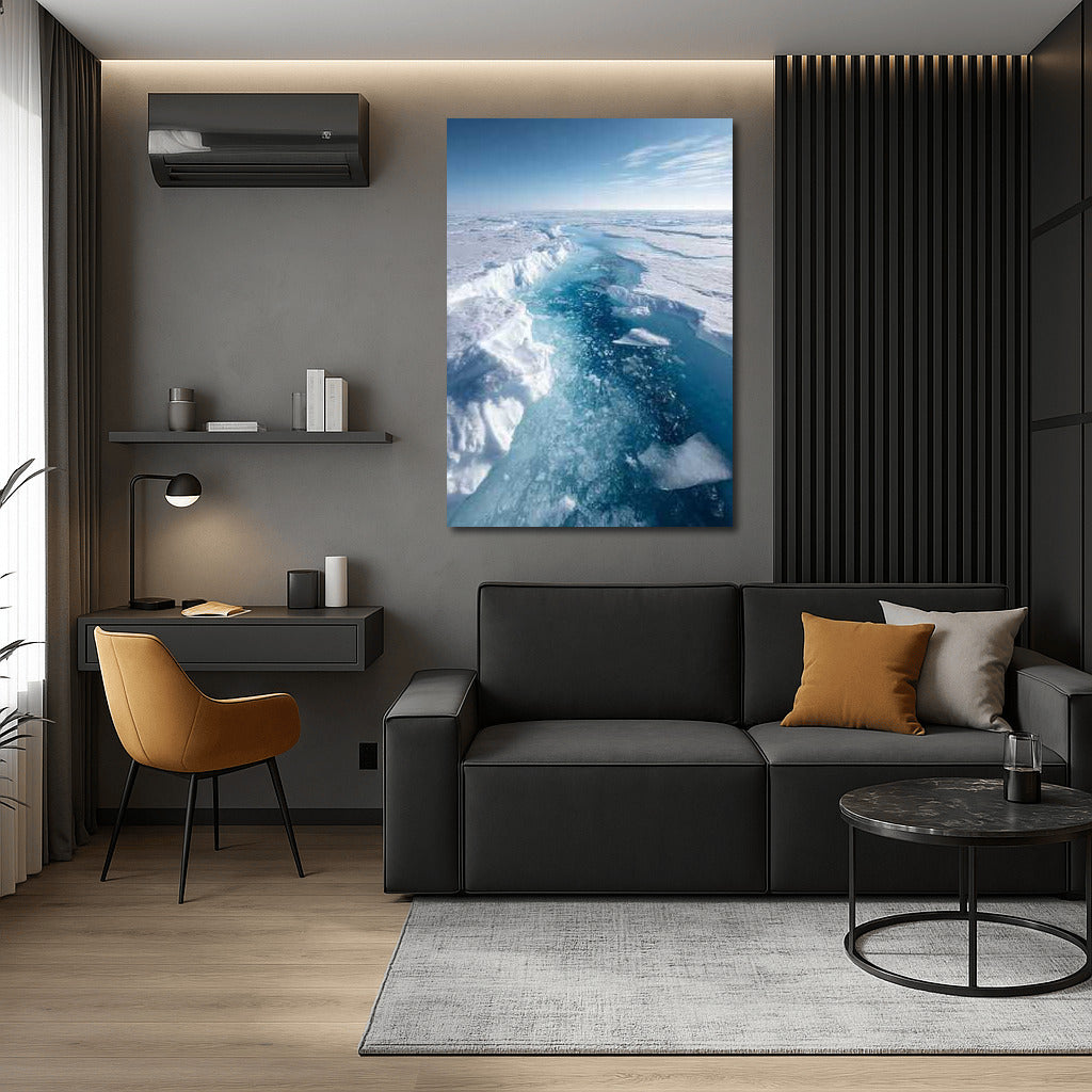 Icelands Serenity: Iceberg Cracks