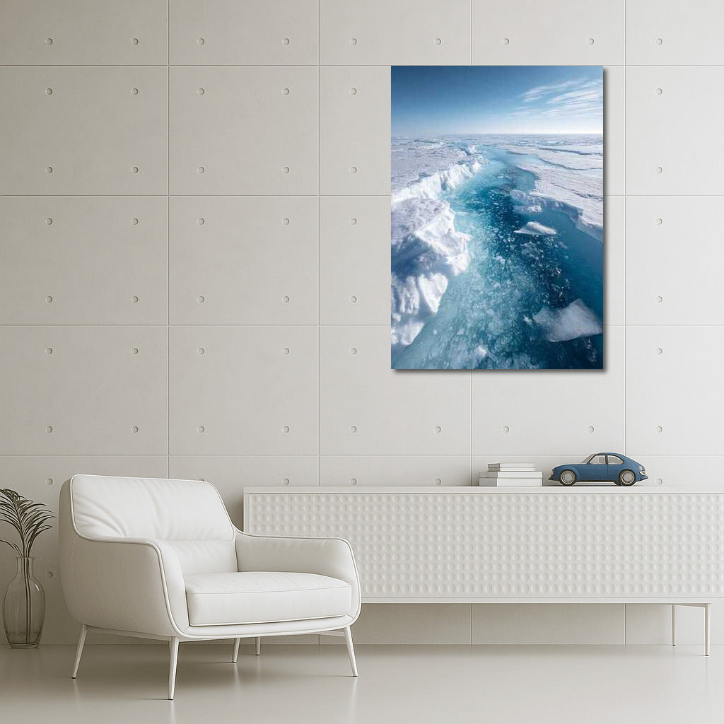 Icelands Serenity: Iceberg Cracks
