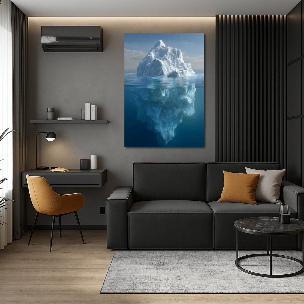 Iceberg Magic: Icy Landscapes and Reflections
