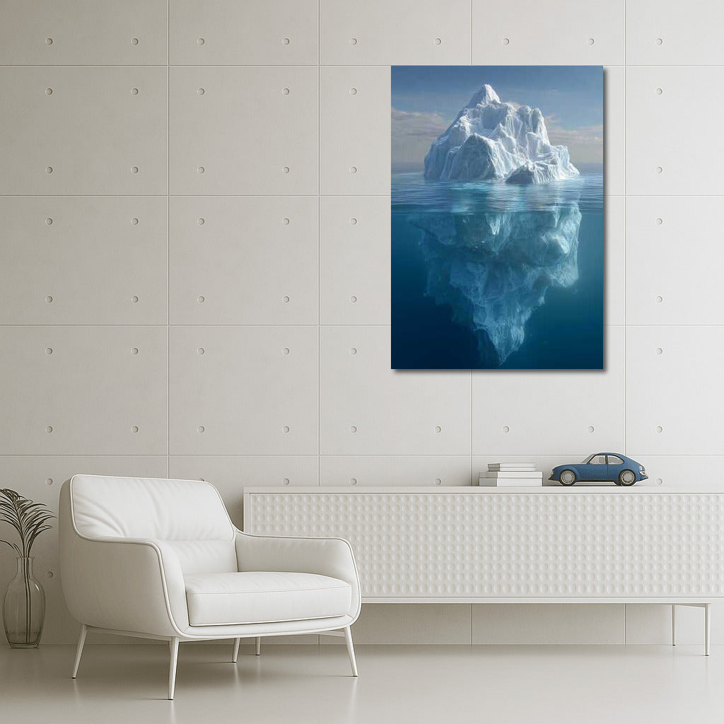 Iceberg Magic: Icy Landscapes and Reflections