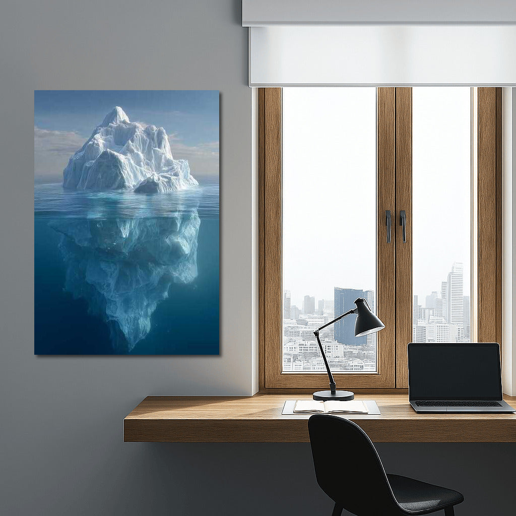 Iceberg Magic: Icy Landscapes and Reflections