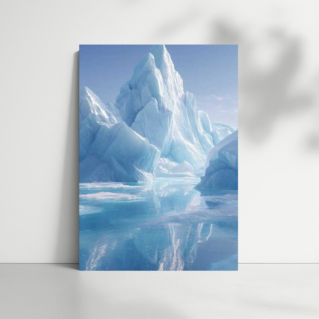 Icy Majesty: Icebergs and Glaciers in Natural Landscapes