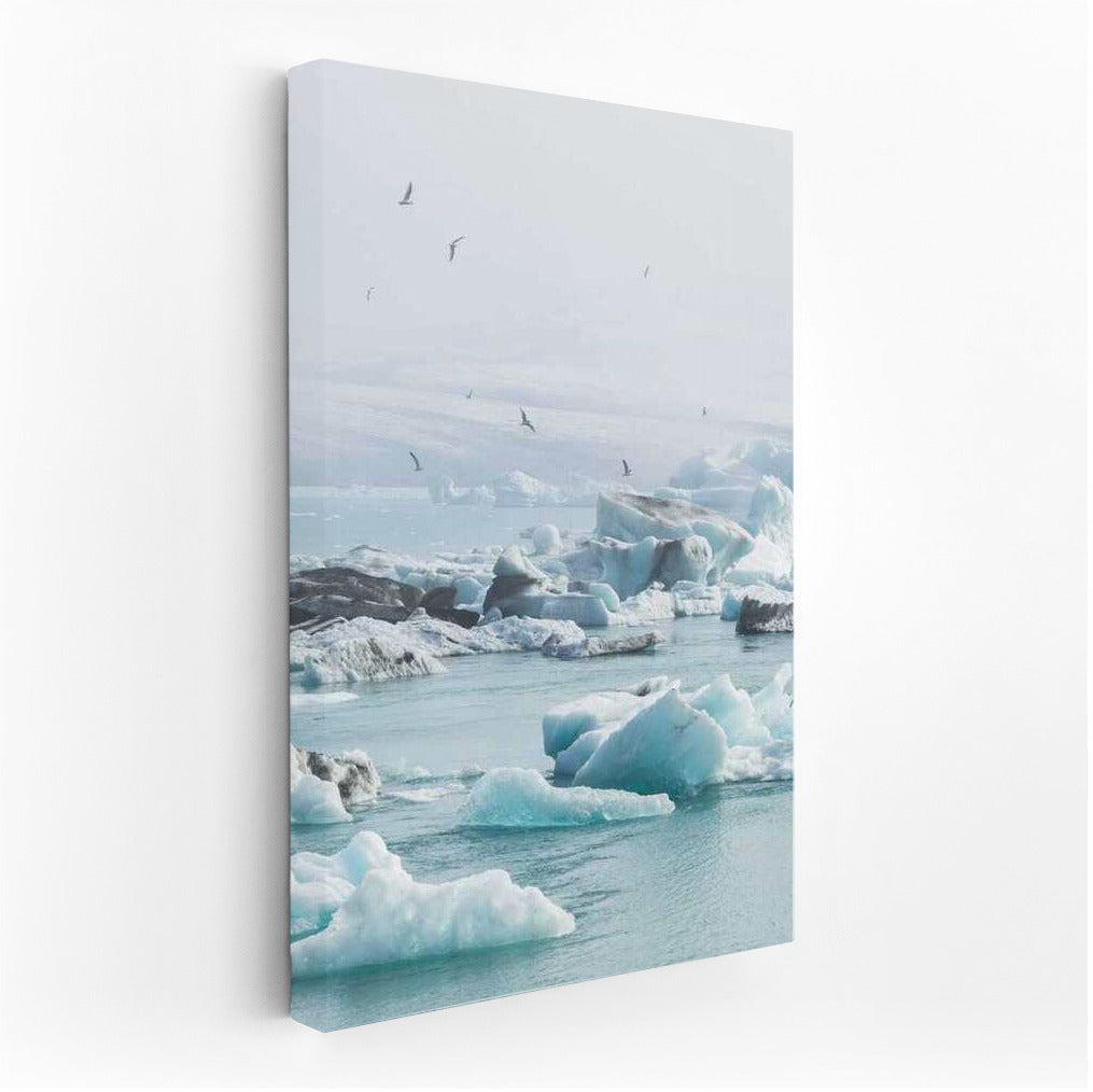 Ice Symphony: Icebergs and Glaciers in Nature's Landscape