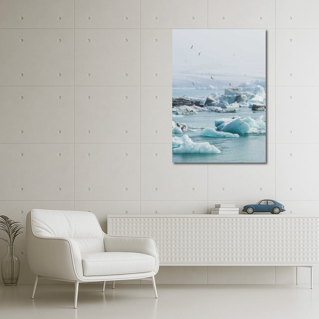 Ice Symphony: Icebergs and Glaciers in Nature's Landscape