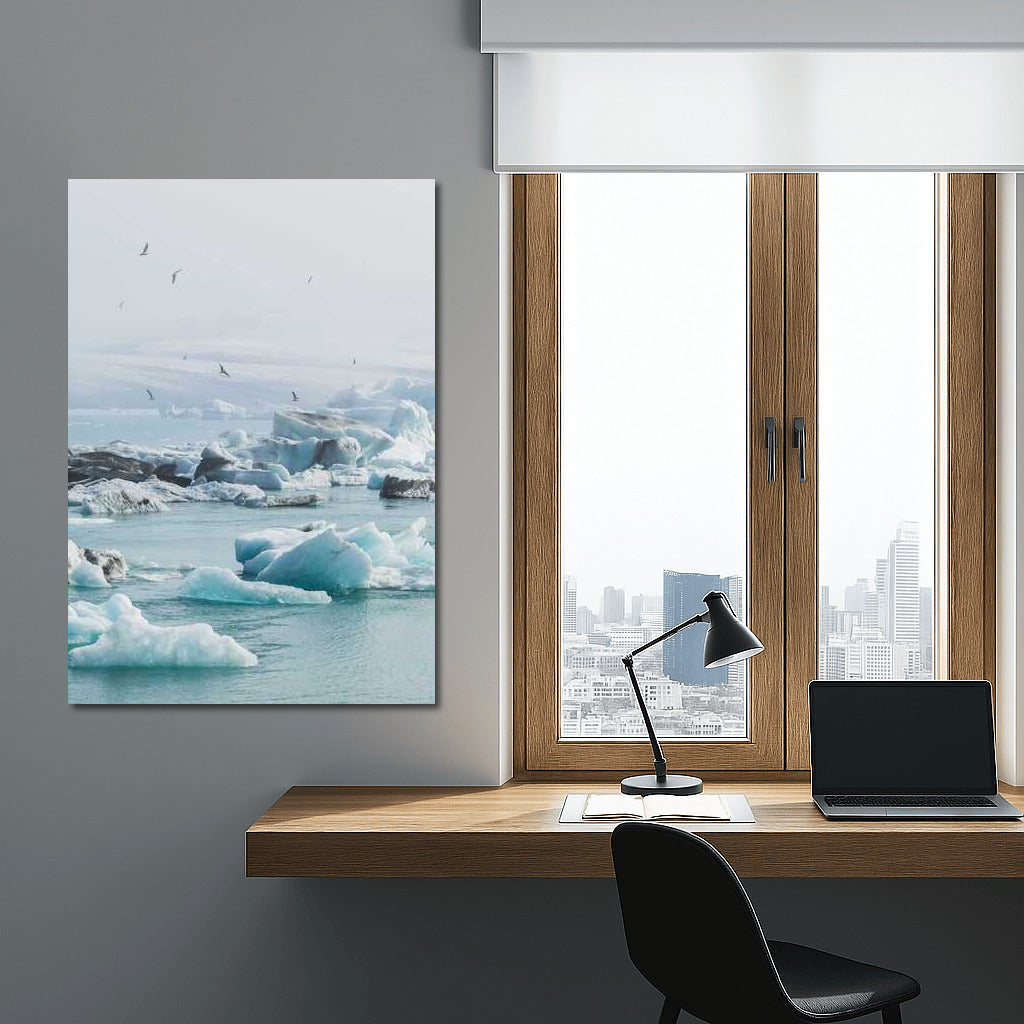 Ice Symphony: Icebergs and Glaciers in Nature's Landscape