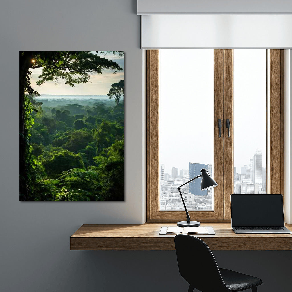 Green Harmony: Endless Forests and Silence