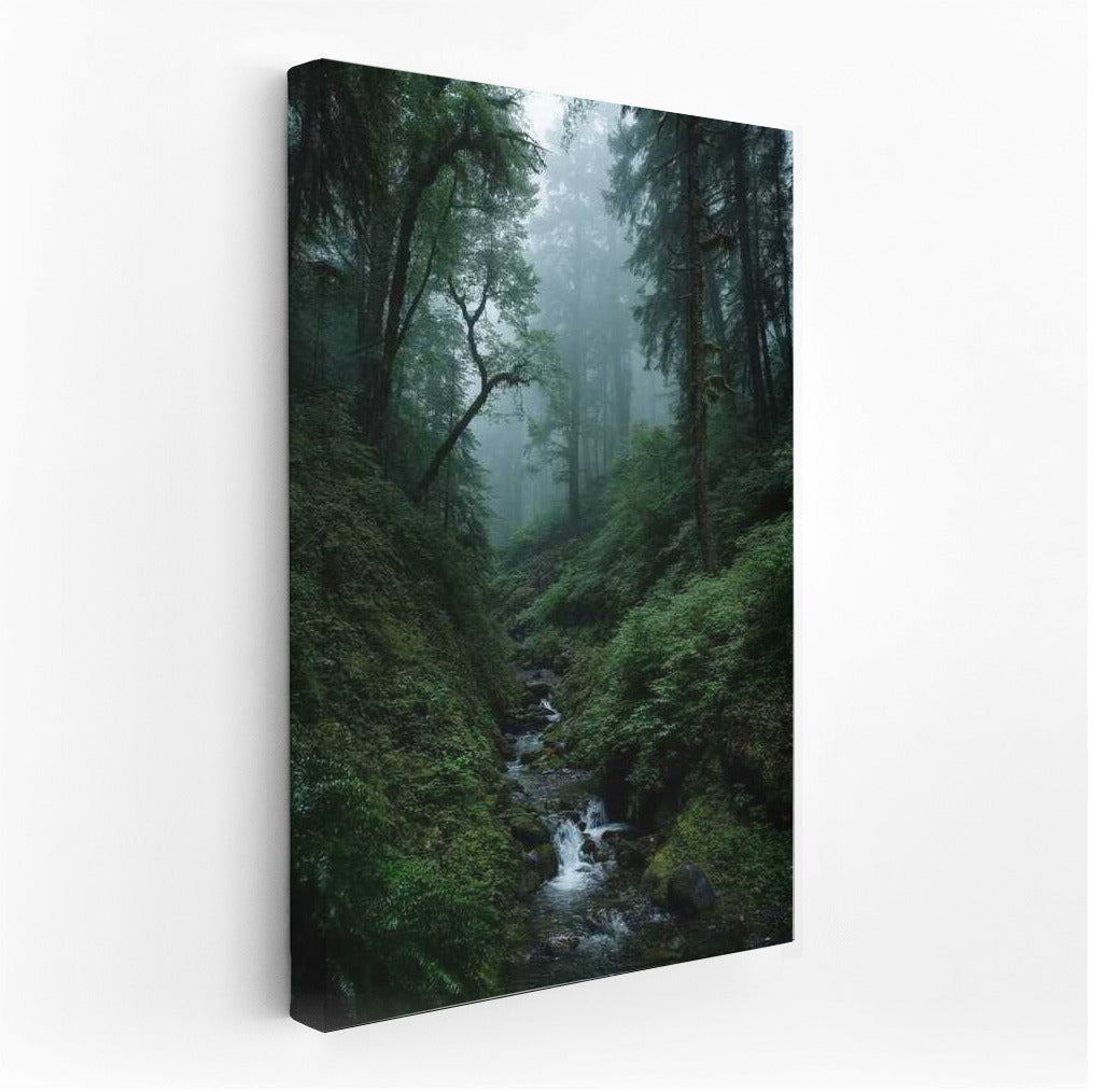 Misty Morning in the Forest: The Tranquility of Nature