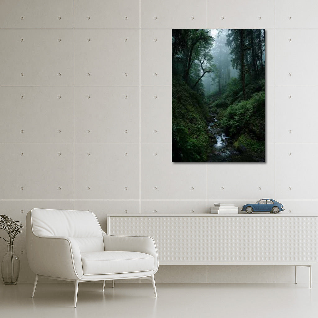Misty Morning in the Forest: The Tranquility of Nature