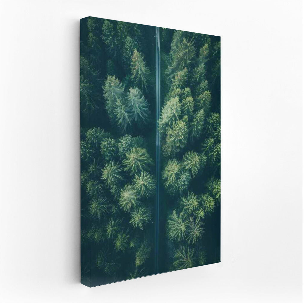 Green Symphony of Forest Landscapes: Freshness and Peace of Nature