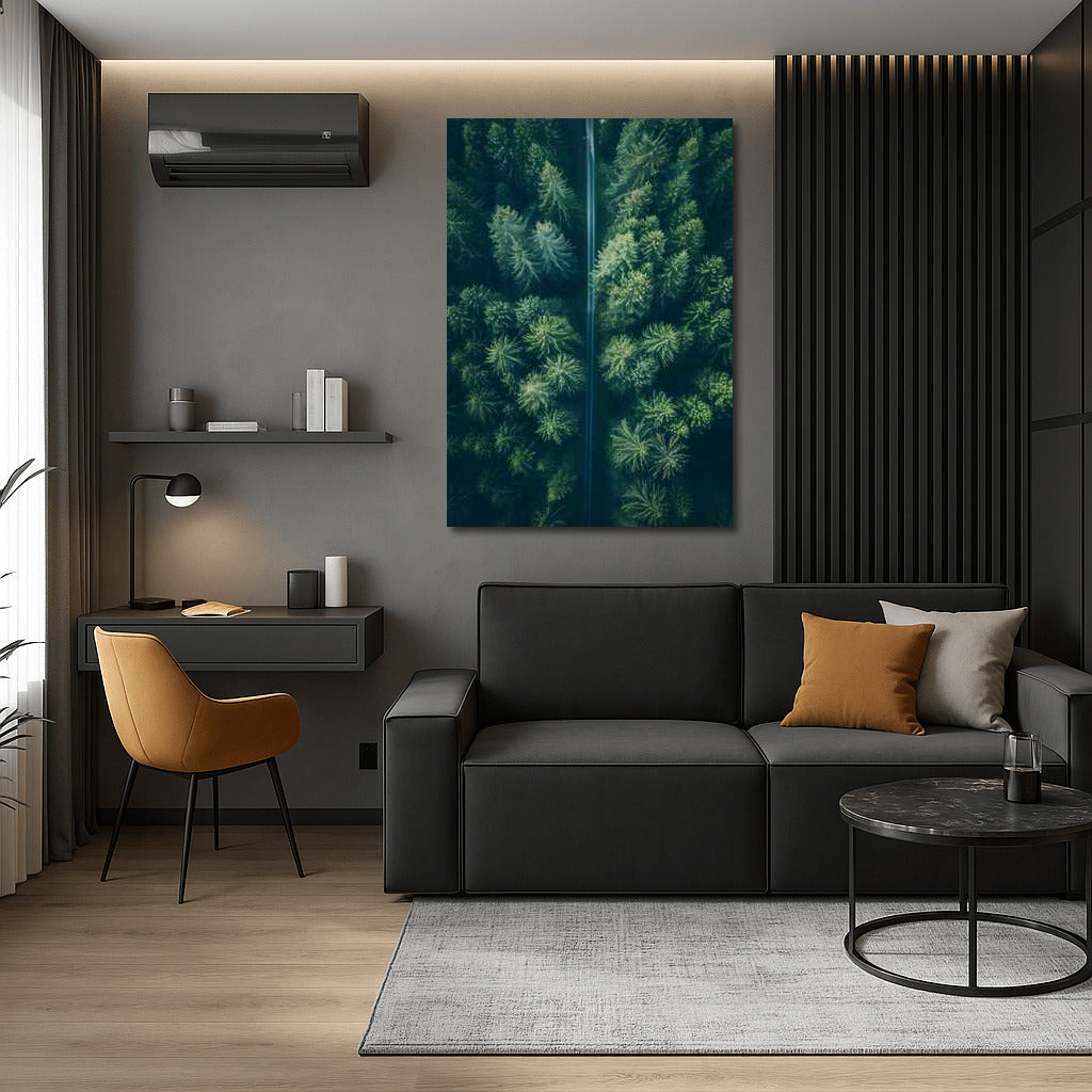 Green Symphony of Forest Landscapes: Freshness and Peace of Nature