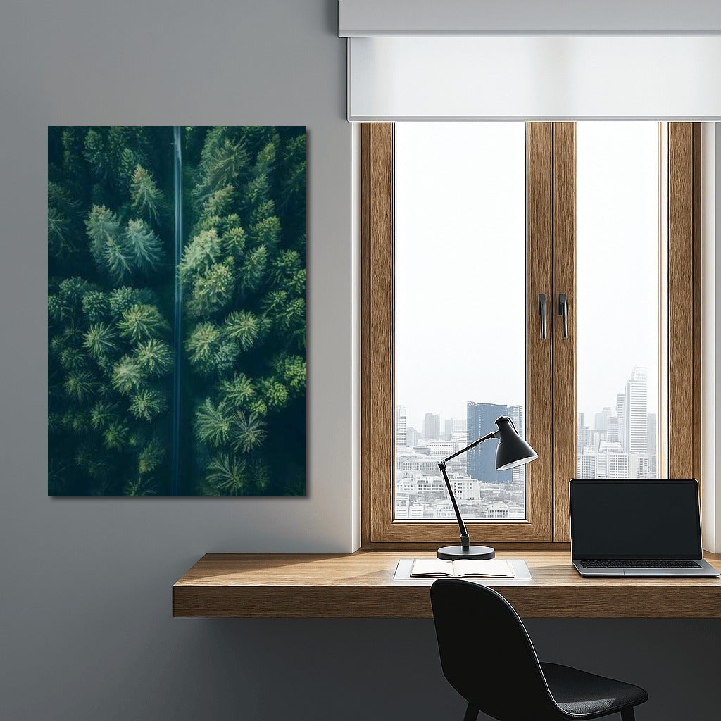 Green Symphony of Forest Landscapes: Freshness and Peace of Nature