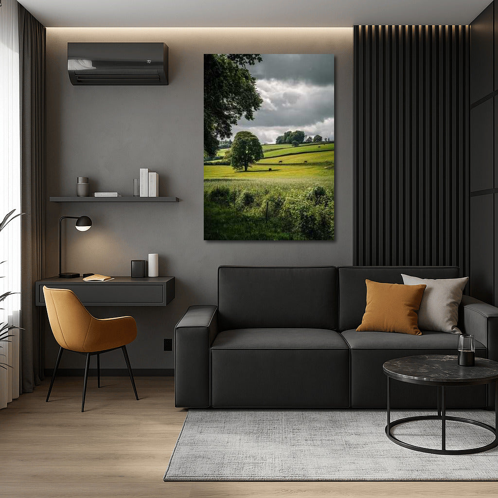 Romance of Countryside Fields: The Tranquility of Nature