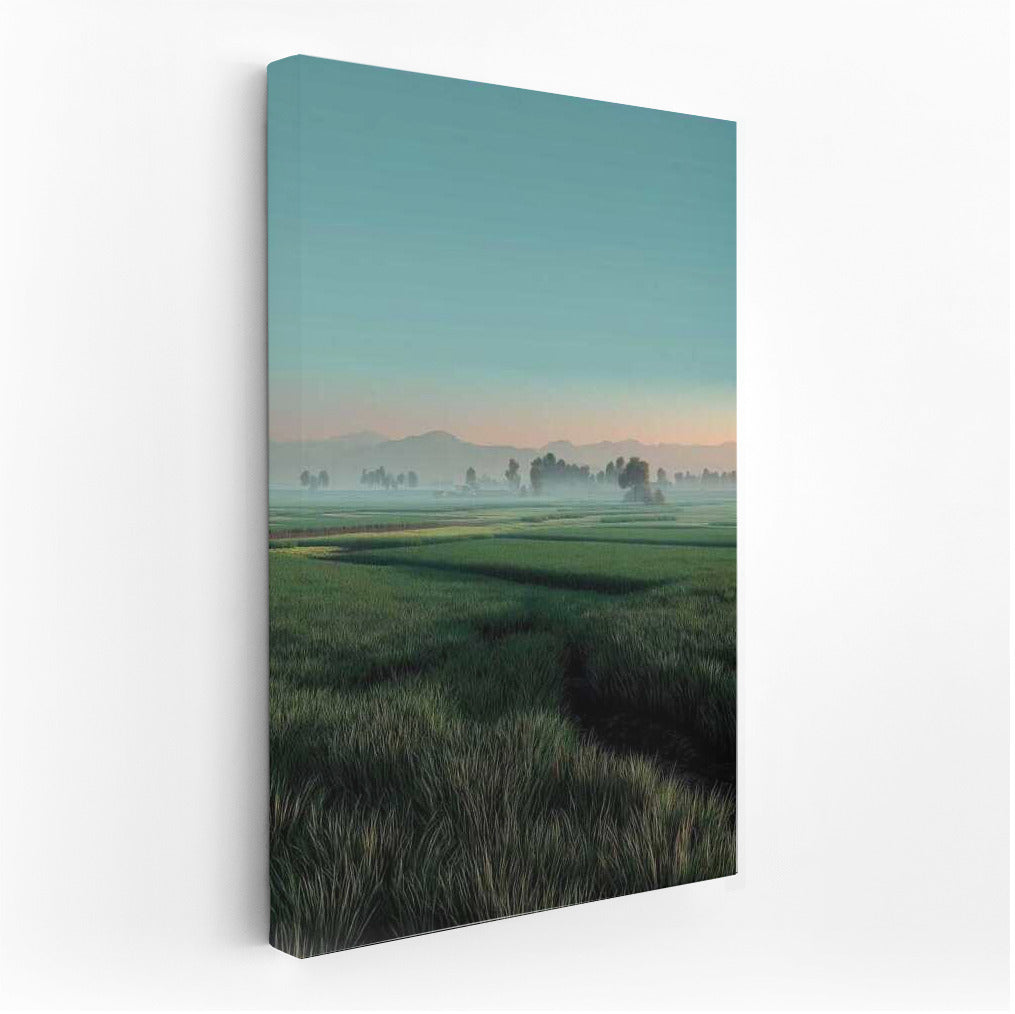 Peaceful Countryside Fields: Natural Landscapes and Plains