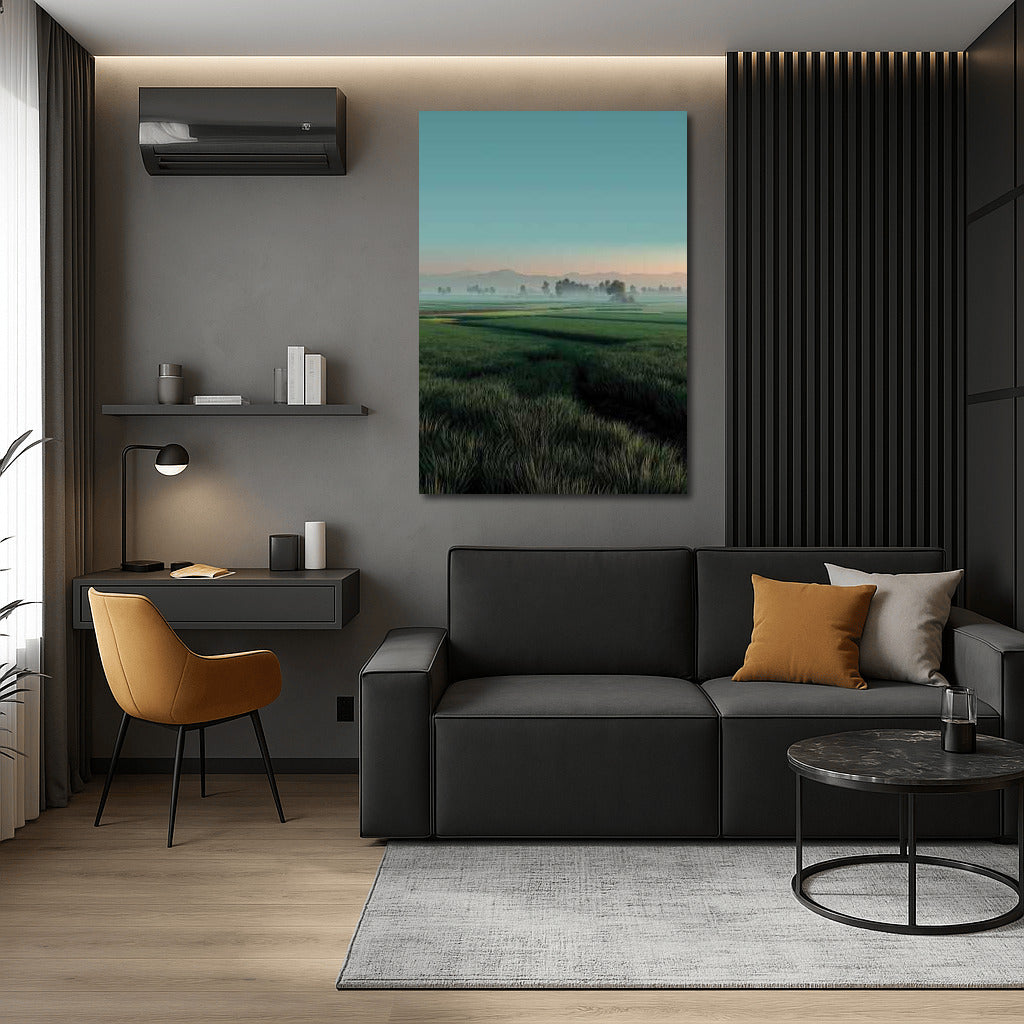Peaceful Countryside Fields: Natural Landscapes and Plains