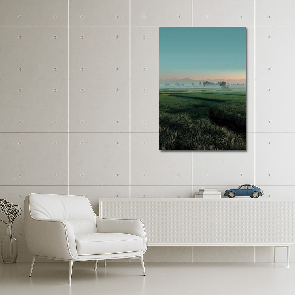 Peaceful Countryside Fields: Natural Landscapes and Plains